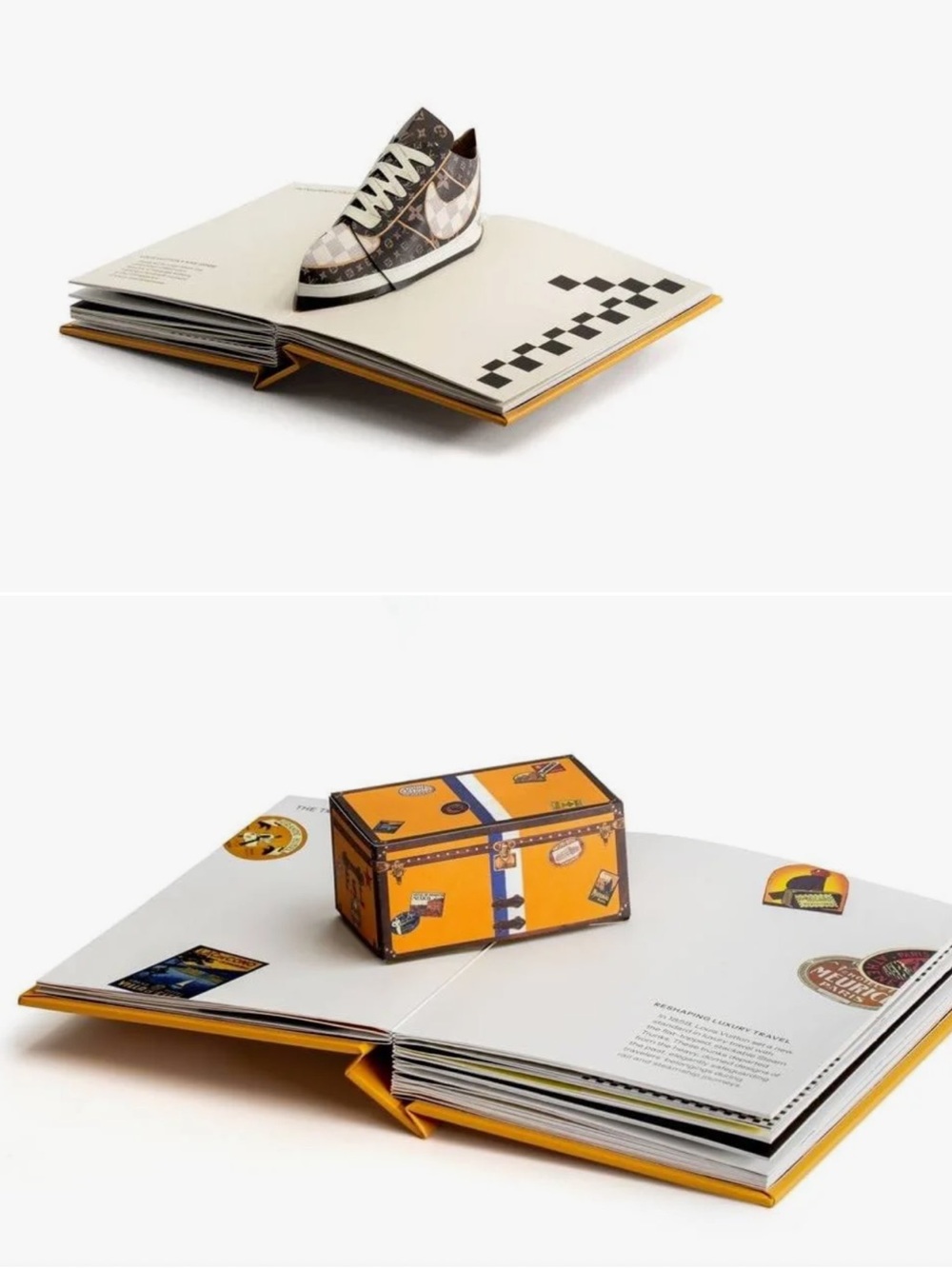 Pop Up Louis Vuitton Orange & Blue Fashion Book - Picture 8 of 10